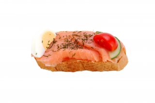 Lachsbrötchen