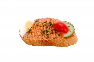 Pfefferoniaufstrichbrötchen